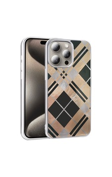 Apple Uyumlu iPhone 15 Pro Kılıf Desenli Zore Mep Kapak Geometrik Apple Uyumlu iPhone 15 Pro Kılıf Desenli Zore Mep Kapak Geometrik