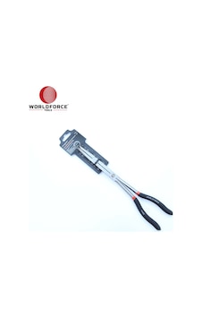 Worldforce 11432 13" 340 mm Mafsallı Uzun Buji Pensesi Halka Çene S2 Çelik Malzeme Profesyonel Alet Worldforce 11432 13" 340 mm Mafsallı Uzun Buji Pensesi Halka Çene S2 Çelik Malzeme Profesyonel Alet