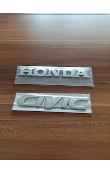 Honda Civic Bagaj Yazısı 1997 - 2006 Modeller Arası Uyumlu Honda Honda Civic Bagaj Yazısı 1997 - 2006 Modeller Arası Uyumlu Honda