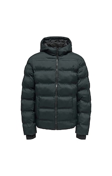 Only & Sons Onsunion Seamles Life Hood Siyah Erkek Mont 22034836