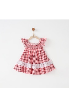 Andywawa Cherry Chatty Elbise Kız Bebek Kırmızı Ac26689 Andywawa Cherry Chatty Elbise Kız Bebek Kırmızı Ac26689