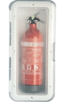 Yangın Tüpü Kutusu Şeffaf 1kg Tüp Için