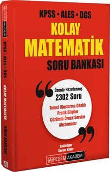 Pegem Kolay Matematik Soru Bankası
