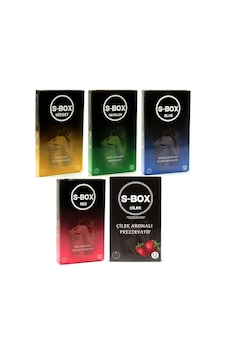 SB06 S-Box Kondom Prezervatif Seti 12 li 5 Paket (60 Adet) SB06 S-Box Kondom Prezervatif Seti 12 li 5 Paket (60 Adet)