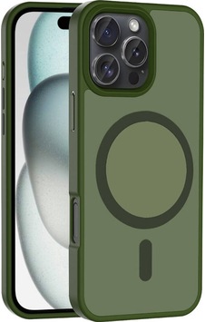 Teleplus Apple Uyumlu iPhone 16 Pro Max Kılıf M-safe Şarj Özellikli Mat Arka Yüzey Sio Kapak Teleplus Apple Uyumlu iPhone 16 Pro Max Kılıf M-safe Şarj Özellikli Mat Arka Yüzey Sio Kapak