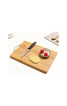 Bambu Metal Saplı Ekmek Kesme Tahtası 30x20x1,8 Cm Royaleks-67459 Ahşap Bambu Metal Saplı Ekmek Kesme Tahtası 30x20x1,8 Cm Royaleks-67459 Ahşap