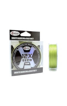Captain 12Tech PE 12 Örgü Spin İp Misina 150mt A.Yeşil 0.10 mm Captain 12Tech PE 12 Örgü Spin İp Misina 150mt A.Yeşil 0.10 mm