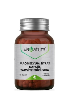 Venatura Magnezyum Sitrat 60 Kapsül Venatura Magnezyum Sitrat 60 Kapsül