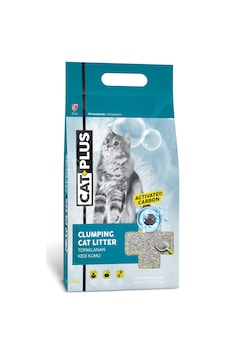 CatPlus Aktif Karbon Topaklaşan Bentonit Kedi Kumu 10 L CatPlus Aktif Karbon Topaklaşan Bentonit Kedi Kumu 10 L