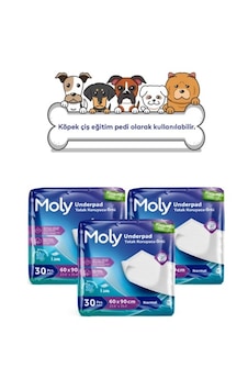 Moly Köpek Çiş Eğitim Pedi 3 Paket