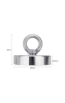 80Mm Fishing Magnet - Neodyum Pot Mıknatıs