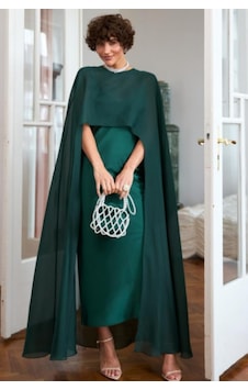 Ezni Atelier Şifon Gelin Pelerini 145 Cm Transparan Gelinlik Pelerini Uzun Gelin Pelerini Zarif Düğün Pelerini Yeşil Yeşil Ezni Atelier Şifon Gelin Pelerini 145 Cm Transparan Gelinlik Pelerini Uzun Gelin Pelerini Zarif Düğün Pelerini Yeşil Yeşil