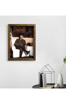 Bk Gift Atatürk Temalı Doğal Masif Ahşap Çerçeveli Tablo 45X65Cm- (551142514) Bk Gift Atatürk Temalı Doğal Masif Ahşap Çerçeveli Tablo 45X65Cm- (551142514)