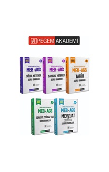 Pegem Akademi Meb Ags Kim Korkar Serisi Soru Bankası Tamamı Çözümlü Seti 5.kitap
