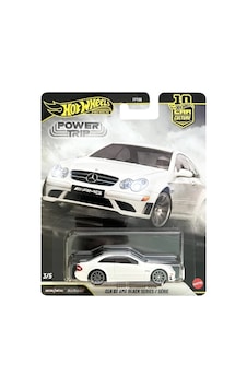 Hot Wheels Premium 2008 Mercedes-benz Clk 63 Amg Black Series - Car Culture Power Trip Beyaz 1/64 Di Çok Renkli