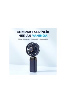 Kademeli Kokulu El Fanı Lacivert