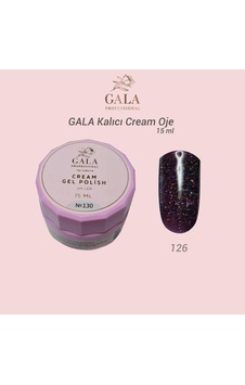 Gala Cream Kalıcı Oje 15 Ml No:126
