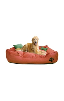 Mavi Vitrin Yıkanabilir Kumaş Pati İşlemeli Büyük Irk Köpek Yatağı L 100 x 80 CM Mavi Vitrin Yıkanabilir Kumaş Pati İşlemeli Büyük Irk Köpek Yatağı L 100 x 80 CM