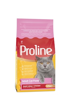 Proline Renkli Taneli Tavuklu Yetişkin Kedi Maması 1200 G Proline Renkli Taneli Tavuklu Yetişkin Kedi Maması 1200 G