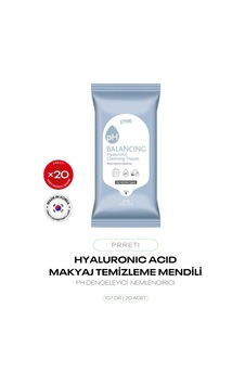 Hyalüronik Asit İçeren Makyaj Temizleme Mendili Ph Balancing Hyaluronic Cleansing Tissues Hyalüronik Asit İçeren Makyaj Temizleme Mendili Ph Balancing Hyaluronic Cleansing Tissues