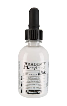 Schmincke Akademie Akrilik Mürekkep 50 Ml 111 Titanium White Diğer Schmincke Akademie Akrilik Mürekkep 50 Ml 111 Titanium White Diğer
