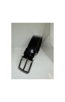Yurtsever Erkek %100 Hakiki Manda Derisi 4cm Kemer Siyah Siyah