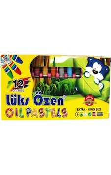 Pastel Boya 12 Renk Karton Kutu Lüks Özen Pastel Boya 12 Renk Kar