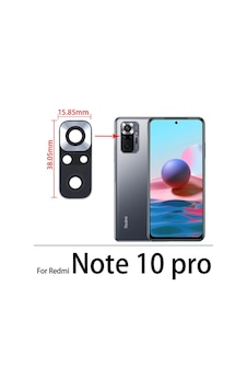 Xiaomi Redmi Note 10 Pro Arka Kamera Camı Lens Yapışkanlı