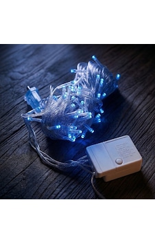 10m 100 Led Damla Uçlu Mavi Işık Şeffaf Kablo Çok Renkli 10m 100 Led Damla Uçlu Mavi Işık Şeffaf Kablo Çok Renkli