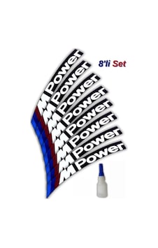 Gear5 M Power Lastik Yazısı 8 Adet Gear5 M Power Lastik Yazısı 8 Adet