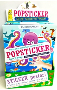 Popsticker-sticker Yapıştırma Posteri-stand