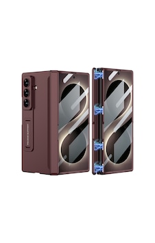 Samsung Galaxy Uyumlu Z Fold 8 Ultra Kılıf M-magnet Standlı Case Koyu Mor Samsung Galaxy Uyumlu Z Fold 8 Ultra Kılıf M-magnet Standlı Case Koyu Mor