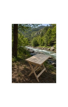 Katlanır Piknik Masası 70x45 Ahşap Bej - 895165569 Bej