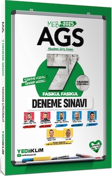 Yediiklim 2025 Meb Ags Tamamı Çözümlü Fasikül Fasikül 7 Deneme Sınavı Yediiklim 2025 Meb Ags Tamamı Çözümlü Fasikül Fasikül 7 Deneme Sınavı