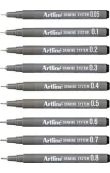 Drawing System Teknik Çizim Kalemi 9'li Tam Set Drawing System Teknik Çizim Kalemi 9'li Tam Set