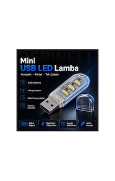 Yeni 2026 Kompakt Mini Usb Led Aydınlatma Taşınabilir Masa Lambası 3 Led Smd Parlak Beyaz Işık Laptop Pc Powerbank Uyumlu Şeffaf Gövde Koruyucu Kapaklı Kitap Okuma Kamp Gece Lambası Dayanıklı Yeni 2026 Kompakt Mini Usb Led Aydınlatma Taşınabilir Masa Lambası 3 Led Smd Parlak Beyaz Işık Laptop Pc Powerbank Uyumlu Şeffaf Gövde Koruyucu Kapaklı Kitap Okuma Kamp Gece Lambası Dayanıklı