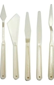 Plastik Spatül 5li Yağlı Boya 5li Spatula Plastik Plastik Spatül 5li Yağlı Boya 5li Spatula Plastik