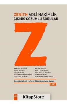 Zenith Adli Hakimlik Çıkmış Çözümlü Sorular / Kolektif Zenith Adli Hakimlik Çıkmış Çözümlü Sorular / Kolektif