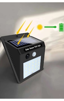 Güneş Enerjili Bahçe Lambası Solar Gece Aydınlatma Sensörlü Lamba Güneş Enerjili Bahçe Lambası Solar Gece Aydınlatma Sensörlü Lamba