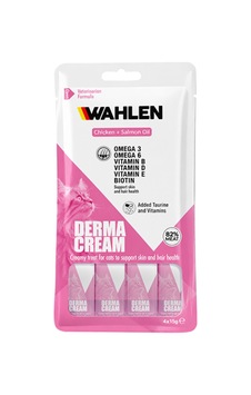 Wahlen Derma Cream Tavuklu Ve Somon Yağlı Kedi Krema Ödülü 4x15 G Wahlen Derma Cream Tavuklu Ve Somon Yağlı Kedi Krema Ödülü 4x15 G