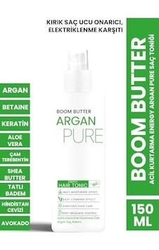 Boom Butter Acil Kurtarma Energy Argan Pure Saç Toniği 150ml Boom Butter Acil Kurtarma Energy Argan Pure Saç Toniği 150ml
