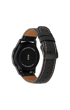 Huawei Watch Gt 3 46mm Uyumlu Krd-29 Deri Zore Kordon-siyah