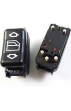 Mercedes W124 E Kasa Cam Düğmesi Ön Sol 1248204610 Mercedes W124 E Kasa Cam Düğmesi Ön Sol 1248204610