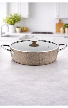 Cocinero 3316 Bej Granit 24 Cm Kısa Tek Tencere Cocinero 3316 Bej Granit 24 Cm Kısa Tek Tencere