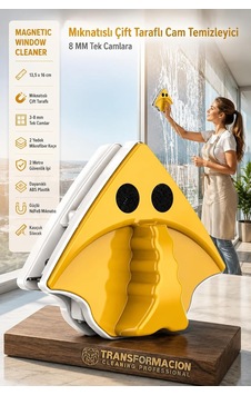 Ayrex Transformacion Mıknatıslı Çift Taraflı Cam Silici Güvenli Pratik Cam Temizleme Aparatı 8 Mm Tek Camlara 717 Diğer Ayrex Transformacion Mıknatıslı Çift Taraflı Cam Silici Güvenli Pratik Cam Temizleme Aparatı 8 Mm Tek Camlara 717 Diğer