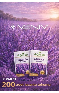 200 Adet Lavanta Tohumu - 2 Paket 200 Adet Lavanta Tohumu - 2 Paket