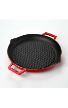 LAVA YUVARLAK GRİLL TAVA ÇAP 26 CM KIRMIZI LAVA YUVARLAK GRİLL TAVA ÇAP 26 CM KIRMIZI