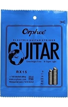 Orphee Rx15 09-42 Takım Elektro Gitar Teli