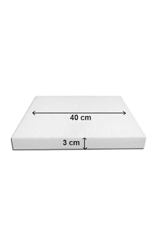 Dekoras Strafor Köpük Dikdörtgen Pasta Taban Altlığı 40x50x3 Cm beyaz Dekoras Strafor Köpük Dikdörtgen Pasta Taban Altlığı 40x50x3 Cm beyaz