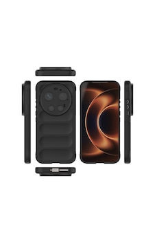 Xiaomi 17 Ultra Kılıf Esnek Tpu Oyuklu Arka Yüzey Tasarımlı Zore Etnik Silikon Kapak Siyah Xiaomi 17 Ultra Kılıf Esnek Tpu Oyuklu Arka Yüzey Tasarımlı Zore Etnik Silikon Kapak Siyah
